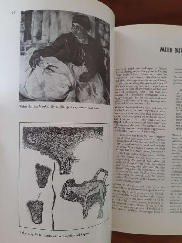 *HALF PRICE SALE!* De Arte  No 10 (October 1971) Edition focussed on Walter Battiss