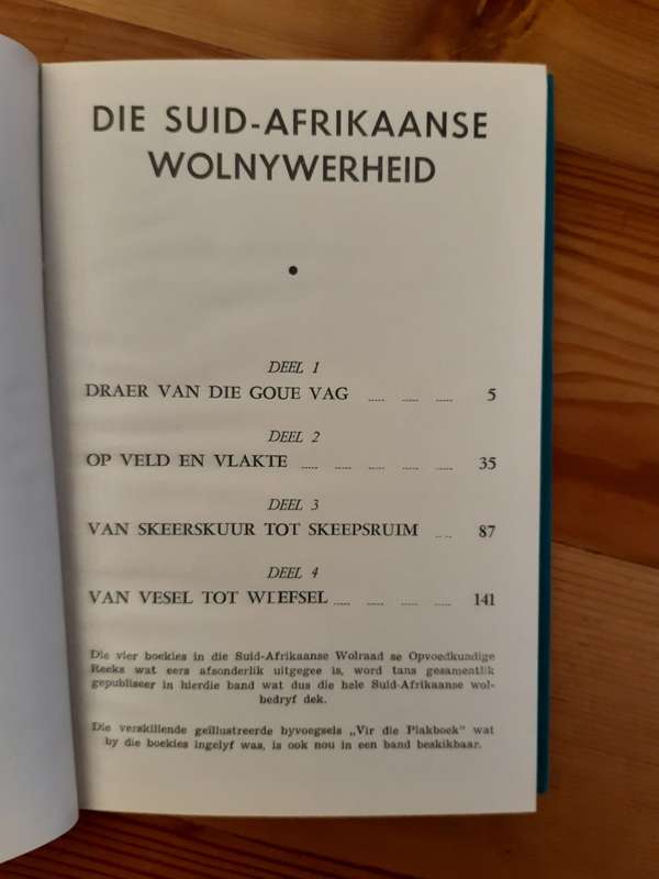 *HALF PRICE SALE!* Die Suid-Afrikaanse Wolnywerheid  A. J. Hanekom