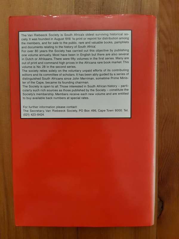 *HALF PRICE SALE!* The Journal of Gustaf de Vylder, Naturalist in South-Western Africa 1873-1875
