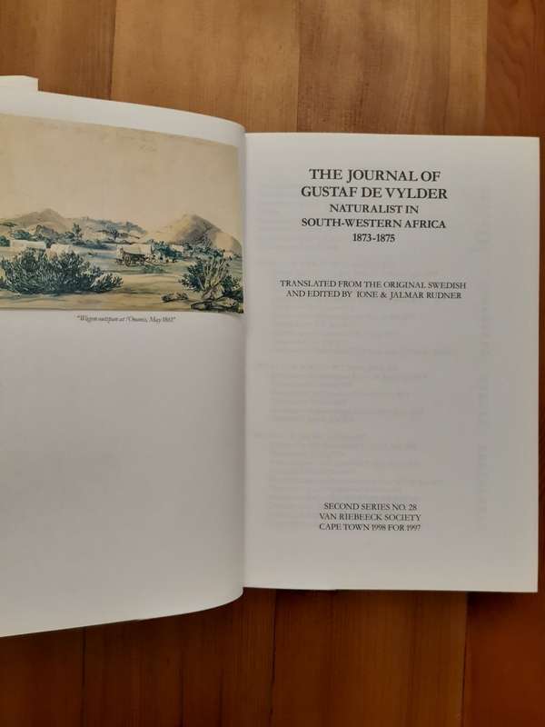 *HALF PRICE SALE!* The Journal of Gustaf de Vylder, Naturalist in South-Western Africa 1873-1875