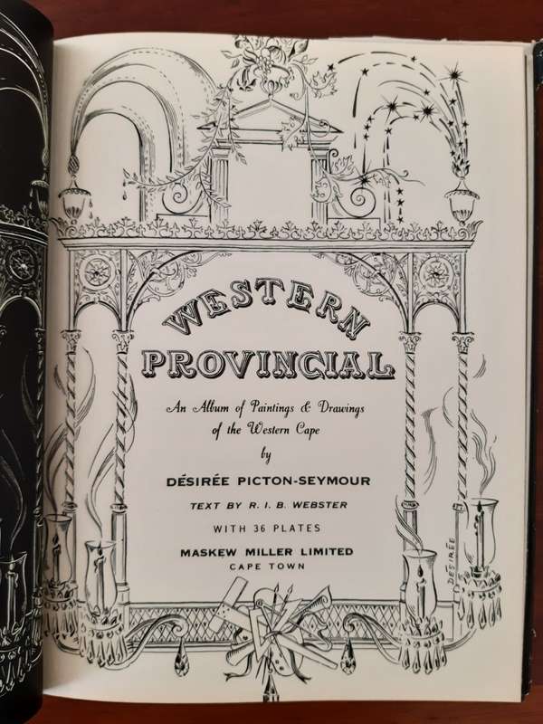 *HALF PRICE SALE!* Western Provincial: An Album of Paintings and Drawings of the Western Cape