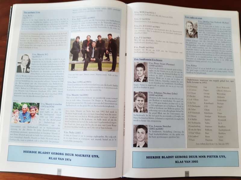Paarl Boys' High School - Hoer Jongenskool Paarl - Biografiese Woordeboek - Biographical Dictionary
