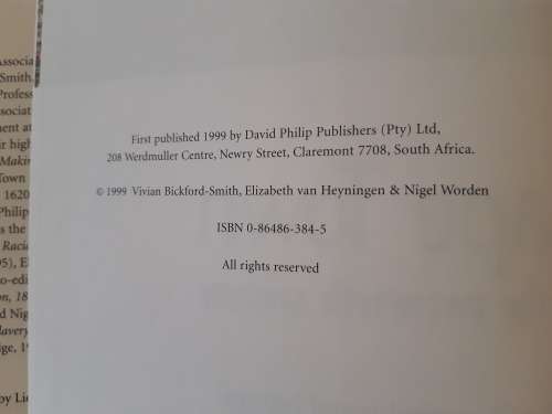 Cape Town in the twentieth century: An illustrated social history