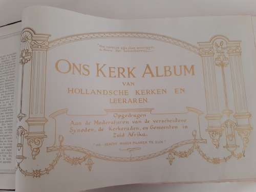 *HALF PRICE SALE!* Ons Kerk Album van Hollandsche Kerken en Leeraren -