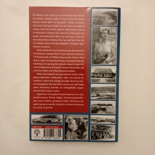 R50 SALE! for keeps: Articles on Hermanus history - worth keeping by Robin Lee