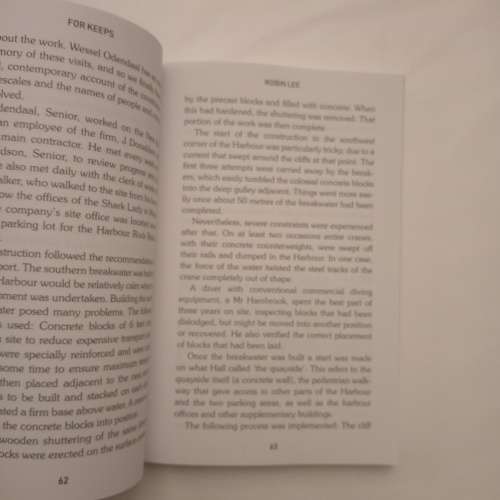 R50 SALE! for keeps: Articles on Hermanus history - worth keeping by Robin Lee