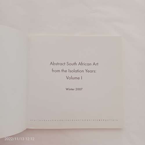 Abstract South African Art from the Isolation Years: Vol 1 Winter 2007