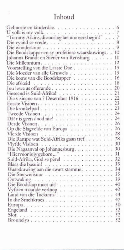 Die visioene van Johanna Brandt - Verwerk deur Annelize Morgan