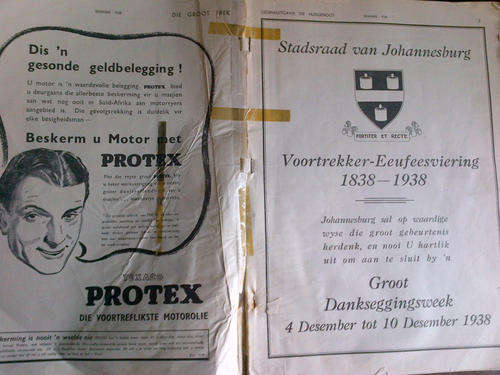 Die Groot Trek - Gedenkuitgawe van die Huisgenoot Des 1938