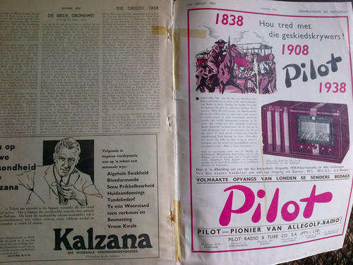 Die Groot Trek - Gedenkuitgawe van die Huisgenoot Des 1938