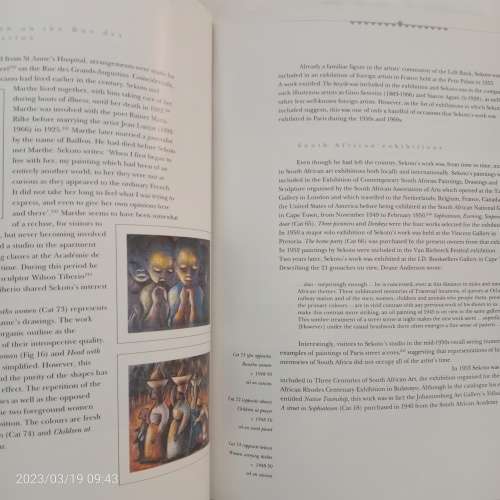 Gerard Sekoto: Unsevered ties, Johannesburg Art Gallery, 1.11.1989-10.2.1990
