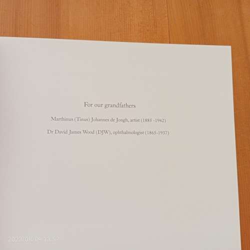 Tinus De Jongh As A Medical Artist (Signed by the author Janet Hodgson)