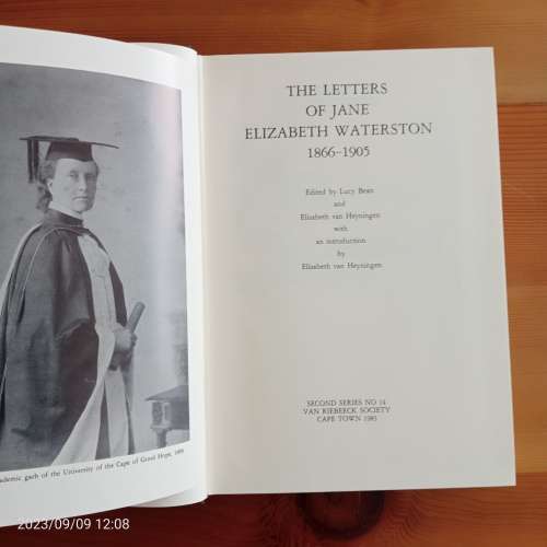 CLEARANCE! The Letters of Jane Elizabeth Waterston 1866-1905 (VRS)
