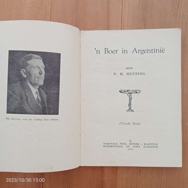 n Boer in Argentinië - Pieter Hendrik Henning