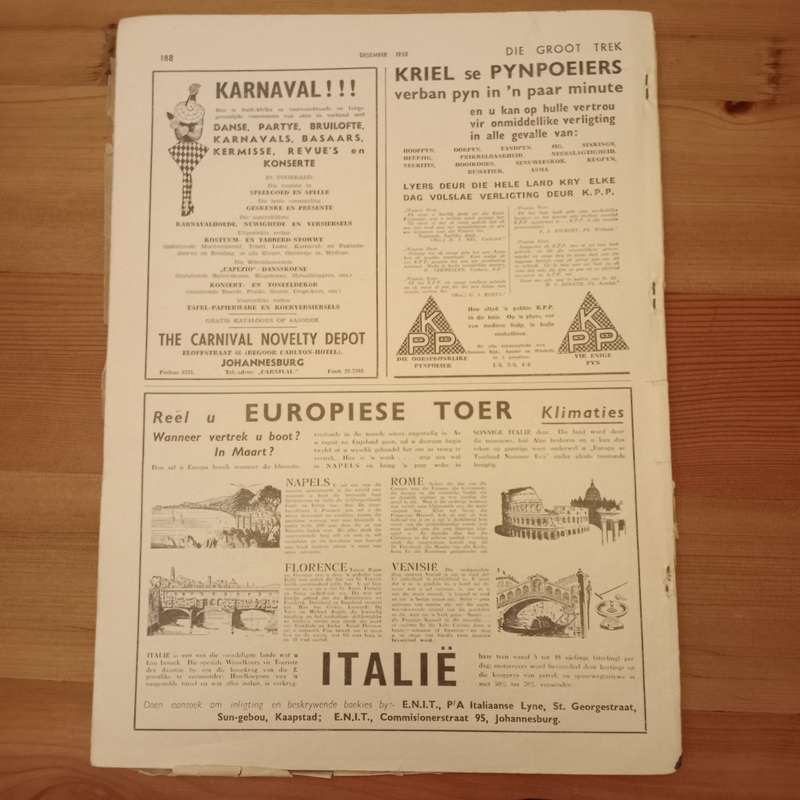 Die Groot Trek: Gedenkuitgawe van die Huisgenoot. Desember 1938