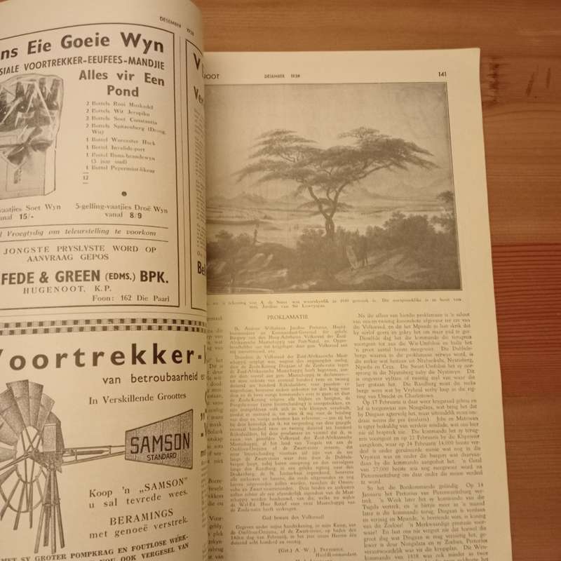 Die Groot Trek: Gedenkuitgawe van die Huisgenoot. Desember 1938