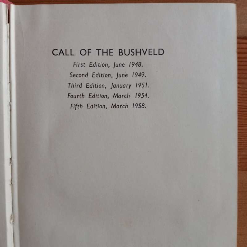 CLEARANCE! Call Of The Bushveld - A. C. White