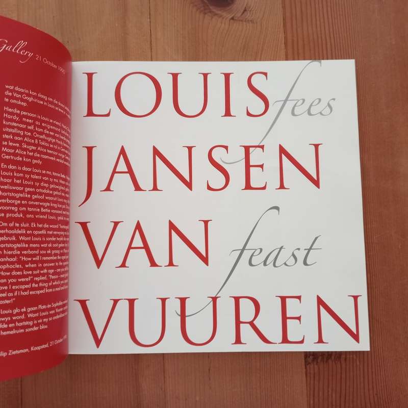 3 X Louis Jansen van Vuuren Exhibition catalogues