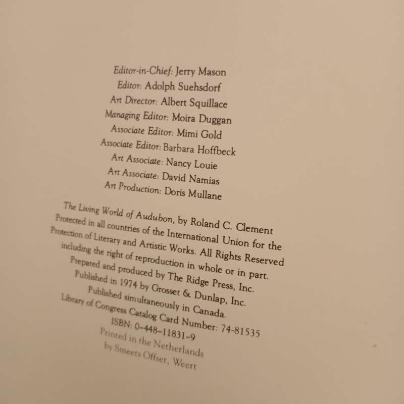 CLEARANCE! The Living World of Audubon - Roland C Clement