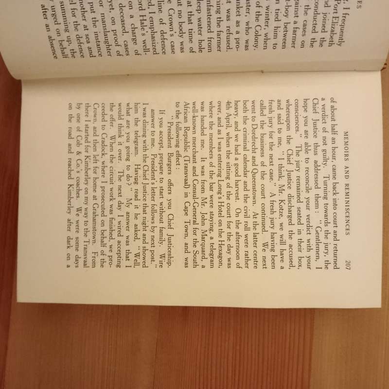 Biographical Memoirs and Reminiscences - Sir John Kotze