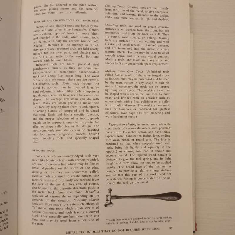 Metal Techniques for Craftsmen: A Basic Manual on the Methods of Forming and Decorating Metals