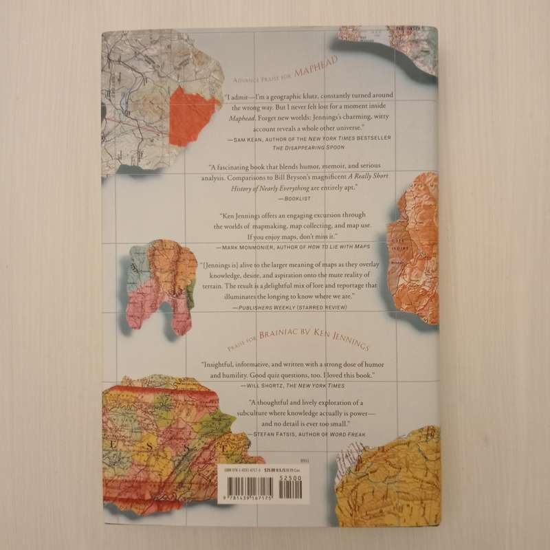Maphead: Charting the Wide, Weird World of Geography Wonks - Ken Jennings