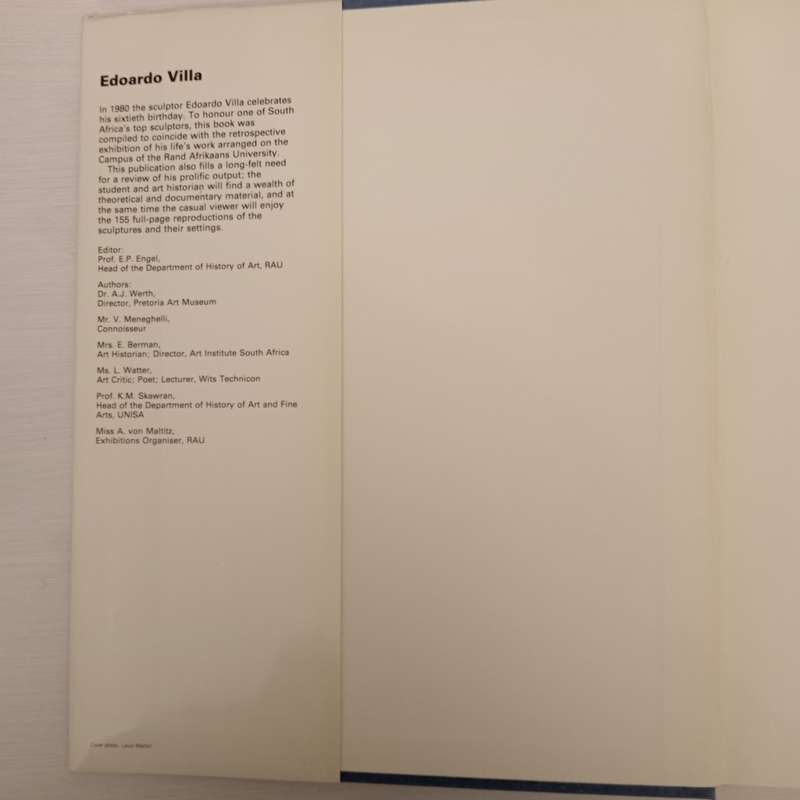 Edoardo Villa: Sculpture - Dr A.J. Werth