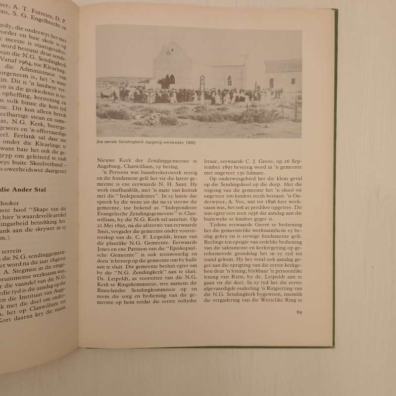 CLEARANCE! Van Roodezand tot Gariep. Die 150-jarige bestaan van die N. G. Gemeente Clanwilliam 1826