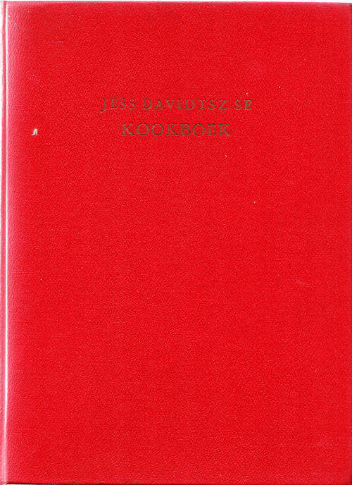 Jess Davidtsz se Kookboek