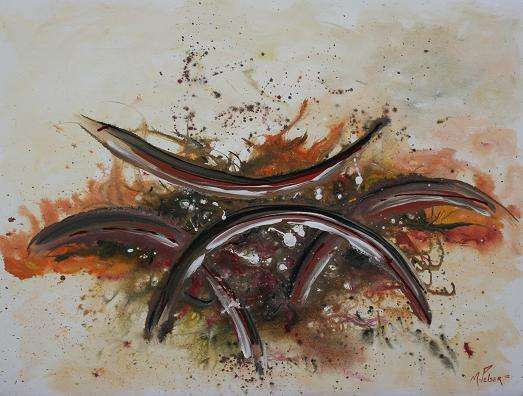 Investment Artwork - Original Mario Pelser - "Abstract flow 4"  600 x 800