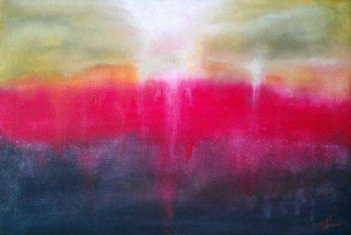 Investment Artwork - Original Mario Pelser (1976-) "Abstract Landscape"  90cm x 60cm