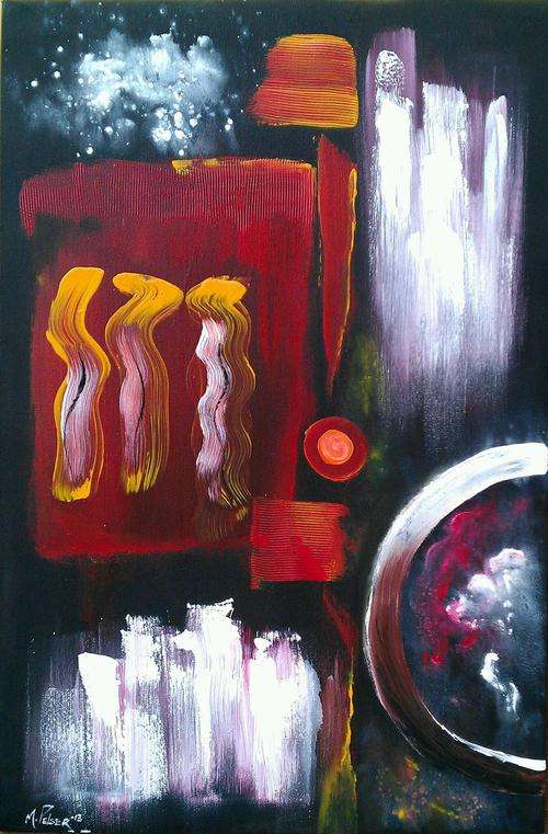 Investment Artwork - Original Mario Pelser (1976-) "Abstract"  90cm x 60cm