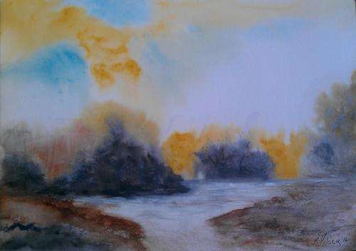 INVESTMENT ARTWORK - Original Mario Pelser "After the rain" 296mm x 420mm (A3)
