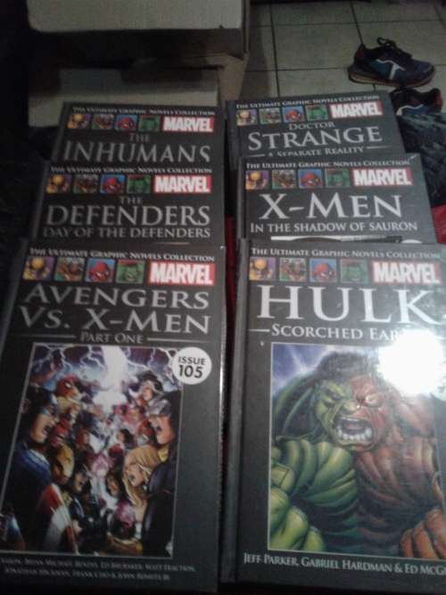 6 X THE ULTIMATE GRAPHIC NOVELS COLLECTION MARVEL HARDCOVER COMICS  (TO CHOSE OR TAKE ALL )