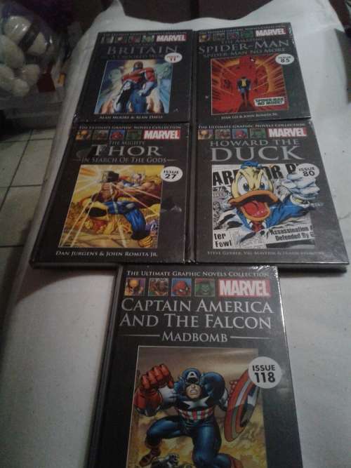5X THE ULTIMATE GRAPHIC NOVELS MARVELCOMICS COLLECTION (HARDCOVER )TO CHOSE OR TAKE ALL,