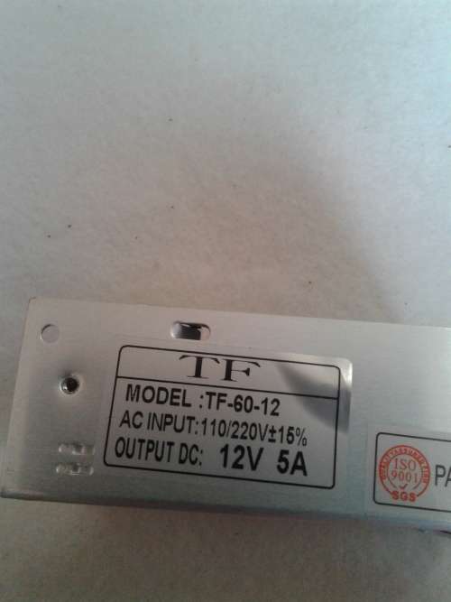 12 V,5 AMPS CCTV POWER SUPPLY