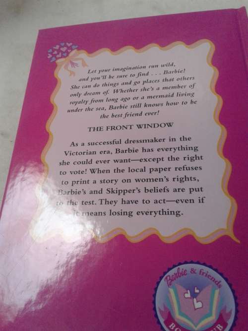 2 X BARBIE HARDCOVER STORY BOOKS WITH PICTURE ILLUSTRATIONS, ONE BID