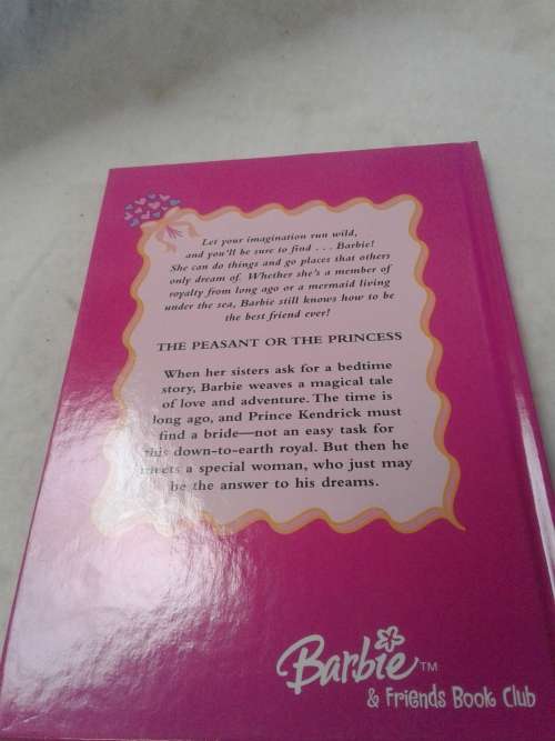 2 X BARBIE HARDCOVER STORY BOOKS WITH PICTURE ILLUSTRATIONS, ONE BID