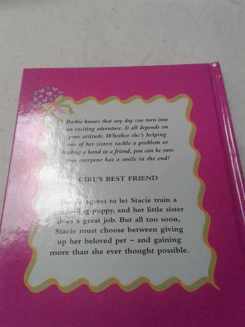2 X BARBIE HARDCOVER STORY BOOKS WITH PICTURE ILLUSTRATIONS, ONE BID