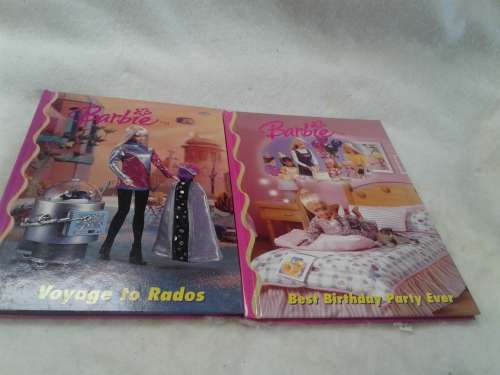 2 X  BARBIE HARDCOVER STORY BOOKS WITH ILLUSTRATIONS, ONE BID