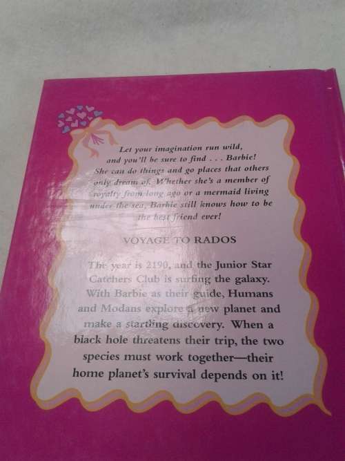 2 X  BARBIE HARDCOVER STORY BOOKS WITH ILLUSTRATIONS, ONE BID