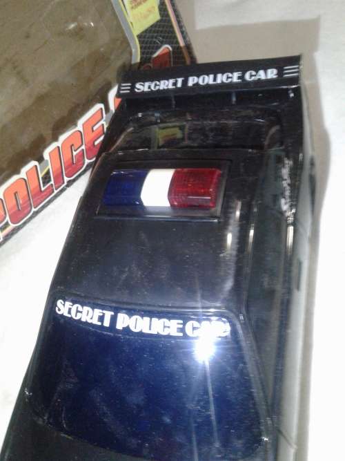 VINTAGE BATTERY OPERATED SECRET POLICE CAR (1988)SCALE 1/10