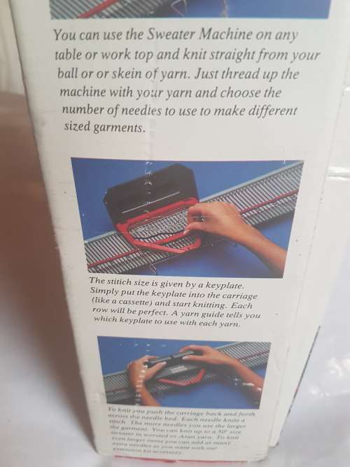 VINTAGE SWEATER MACHINE (MADE IN ENGLAND)UNUSED