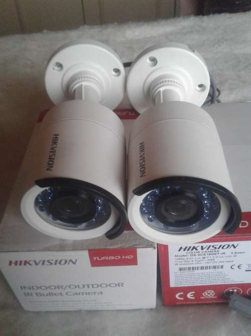 2 X TURBO HD INDOOR/OUTDOOR OR BULLET CCD COLOR CAMERAS,ONE BID