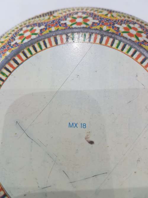 VINTAGE ENAMEL BOWL WITH LID
