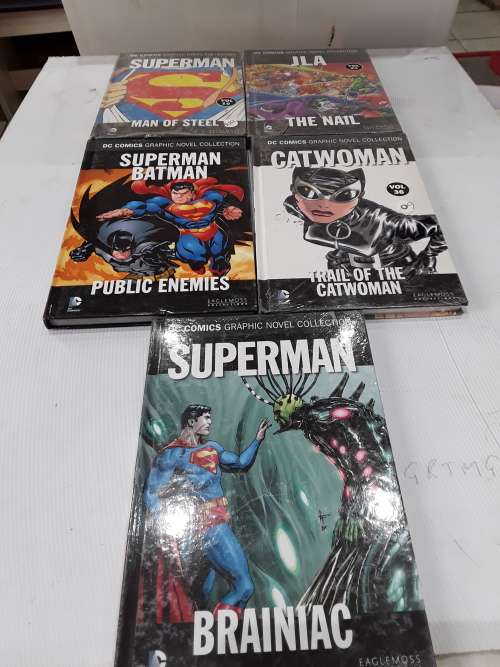 5 X DC HARDCOVER COMICS, TO CHOSE OR TAKE ALL