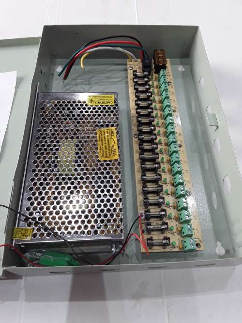 12VDC,18 OUTPUT SWITCH MODE CCTV POWER SUPPLY