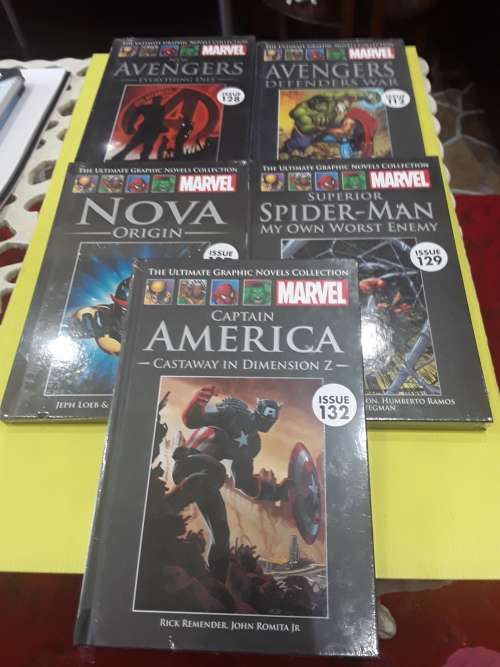 5 X MARVEL HARDCOVER COMICS (TO CHOSE OR TAKE ALL)