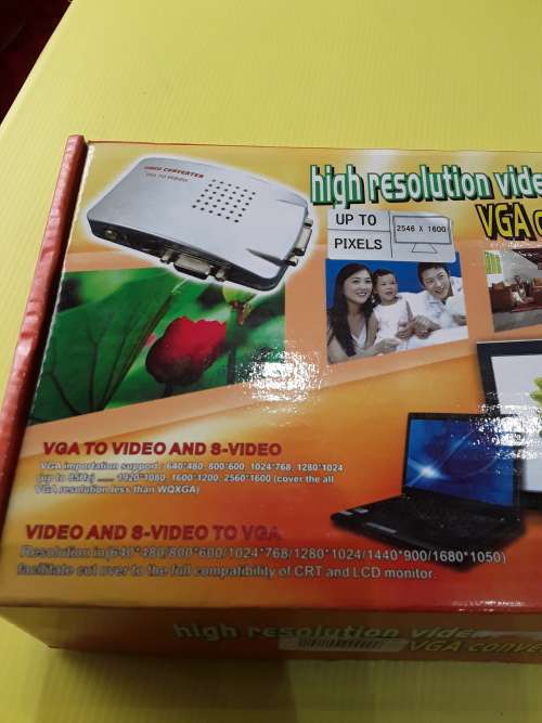 HIGH RESOLUTION VIDEO VGA CONVERSION IN