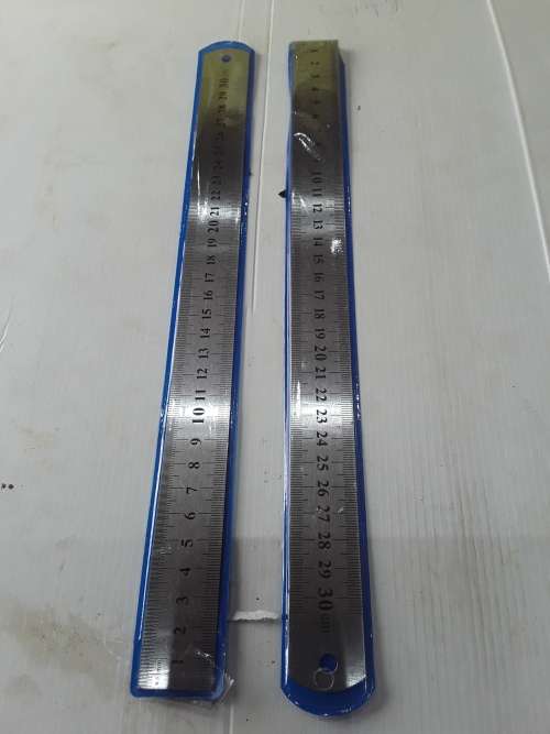 2 X  30CM STEEL RULERS(ONE BID FOR BOTH)